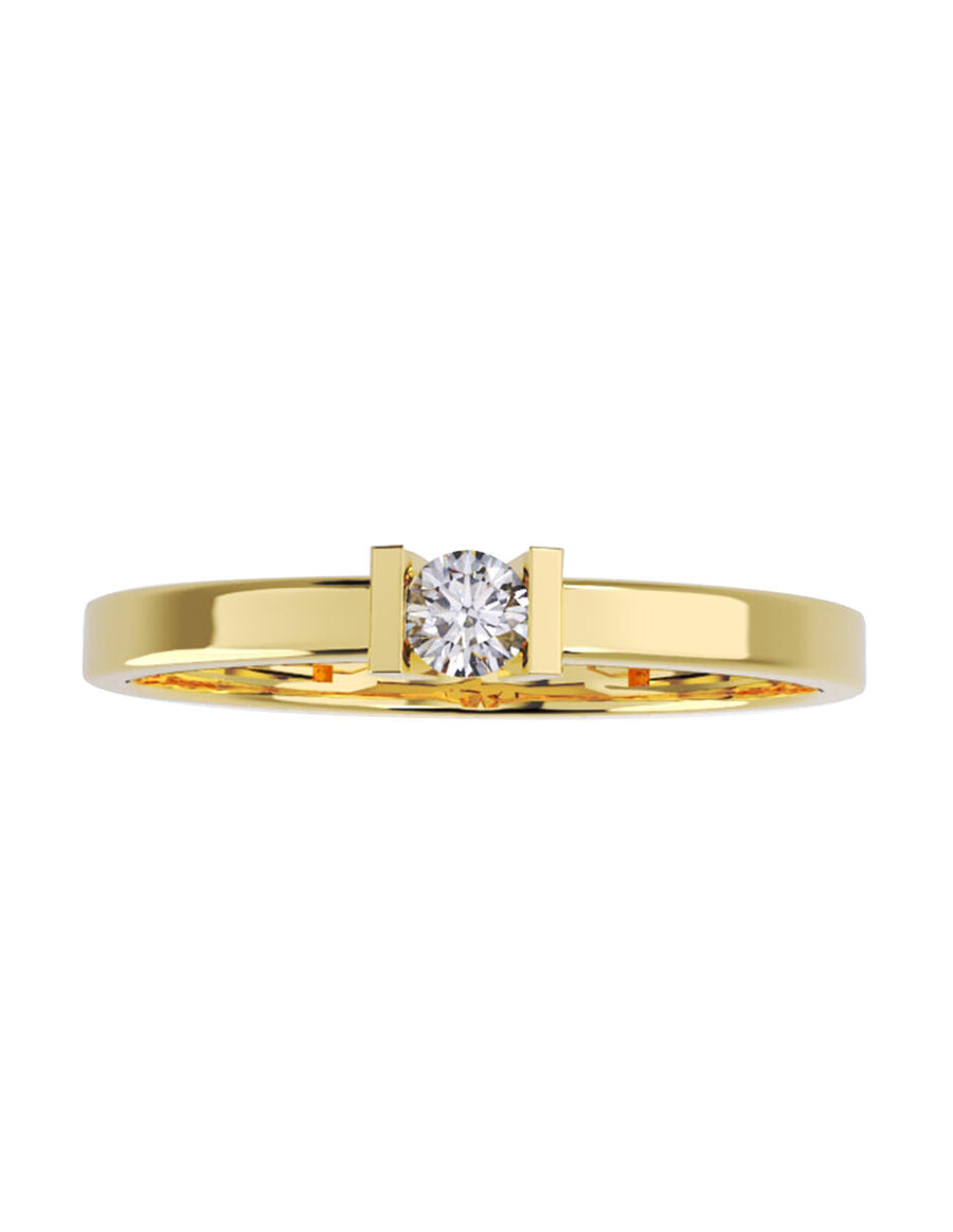 ANILLO DE ORO CON CIRCONIA