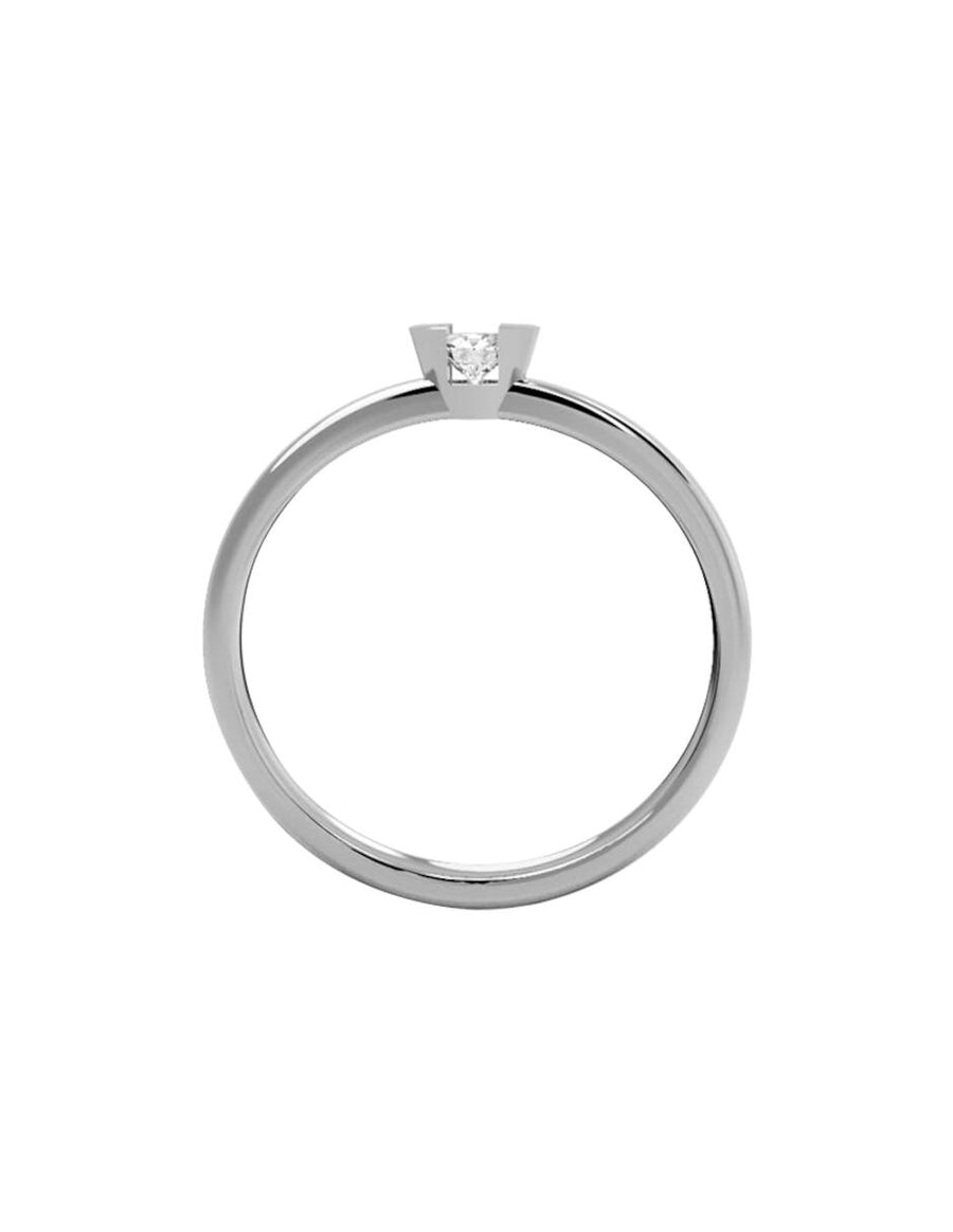 ANILLO DE ORO CON CIRCONIA
