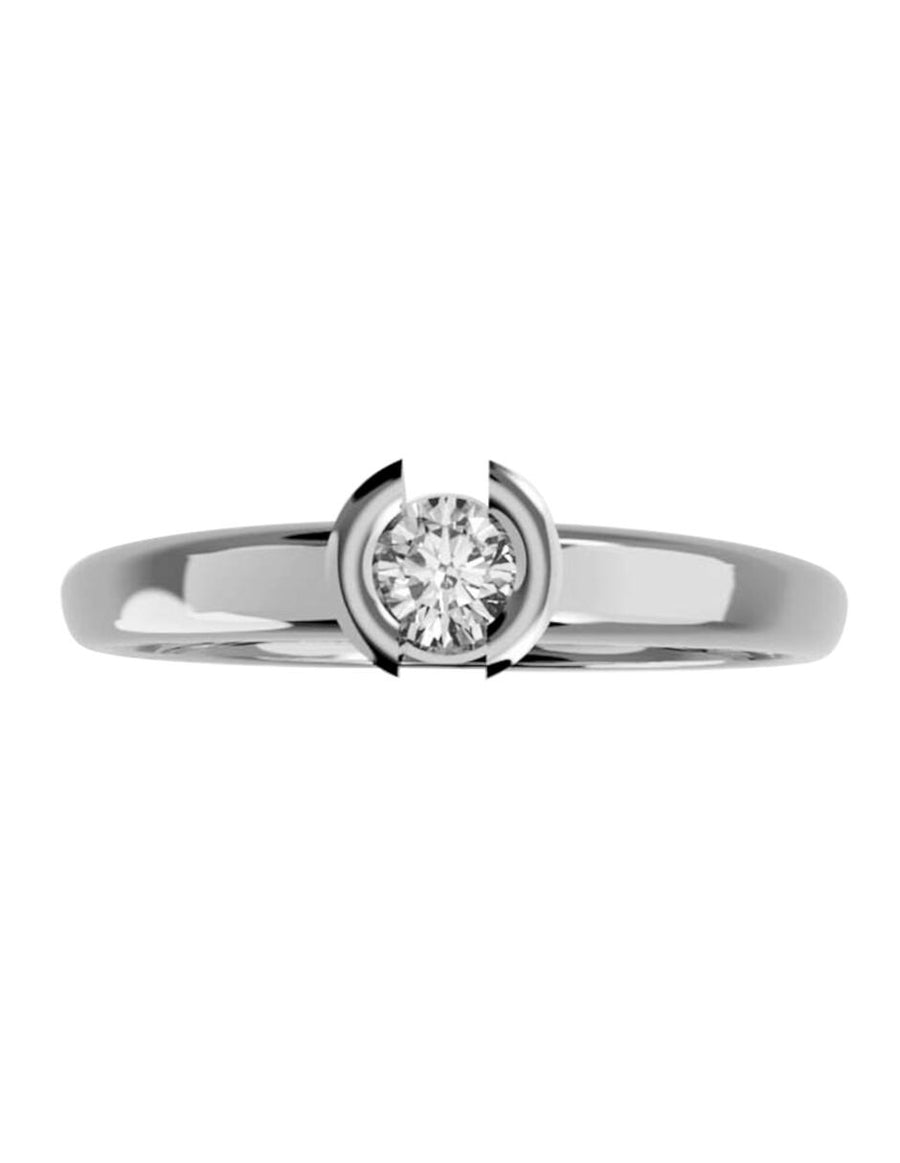 ANILLO DE ORO CON CIRCONIA
