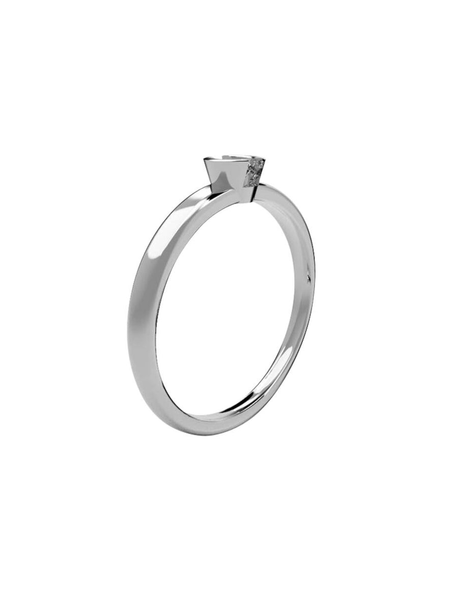ANILLO DE ORO CON CIRCONIA