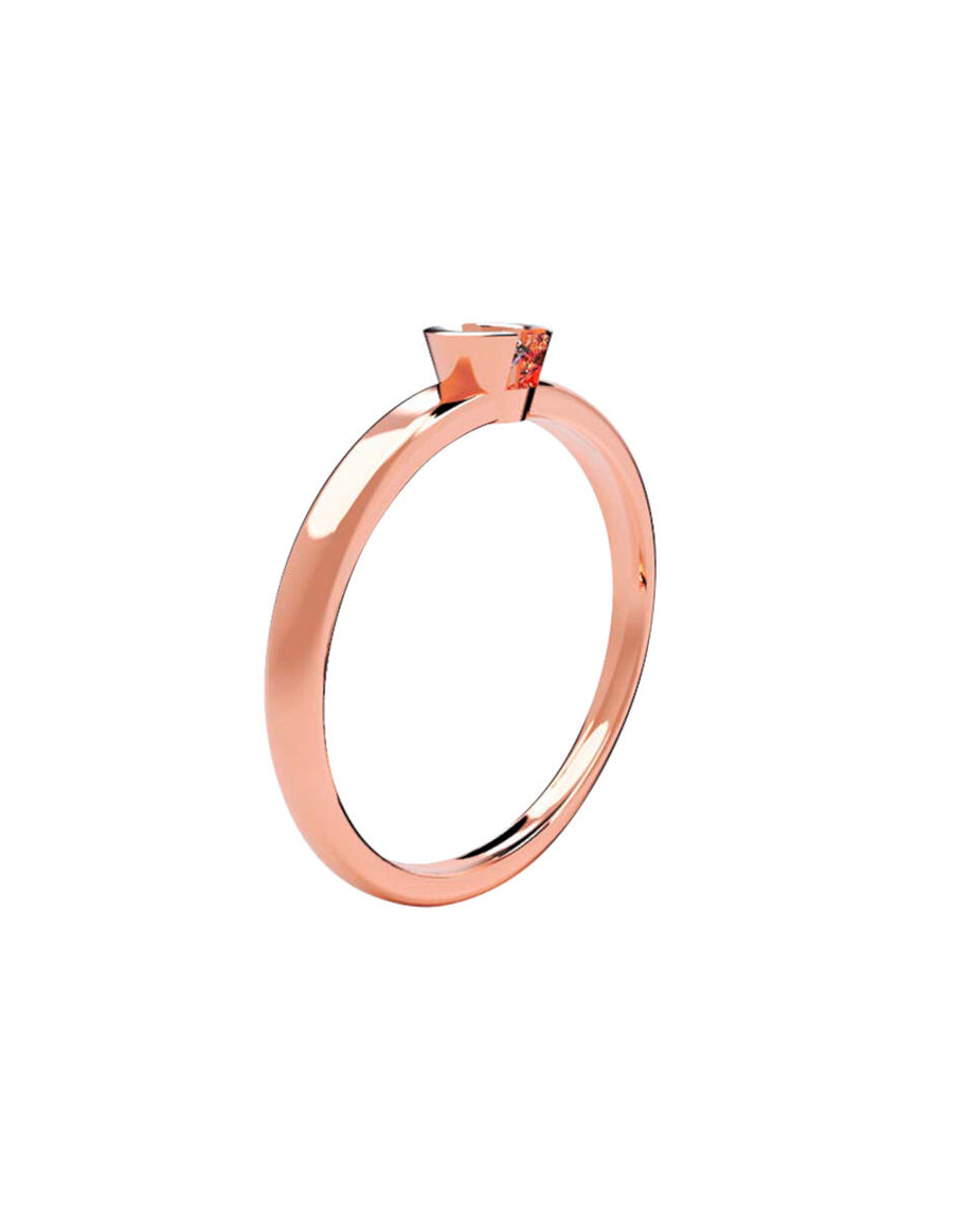 ANILLO DE ORO CON CIRCONIA