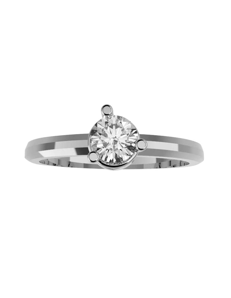 ANILLO DE ORO CON CIRCONIA