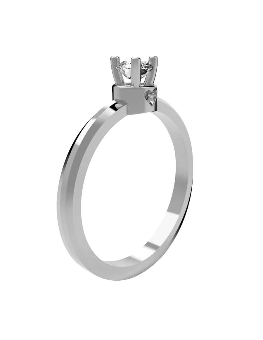 ANILLO DE ORO CON CIRCONIA
