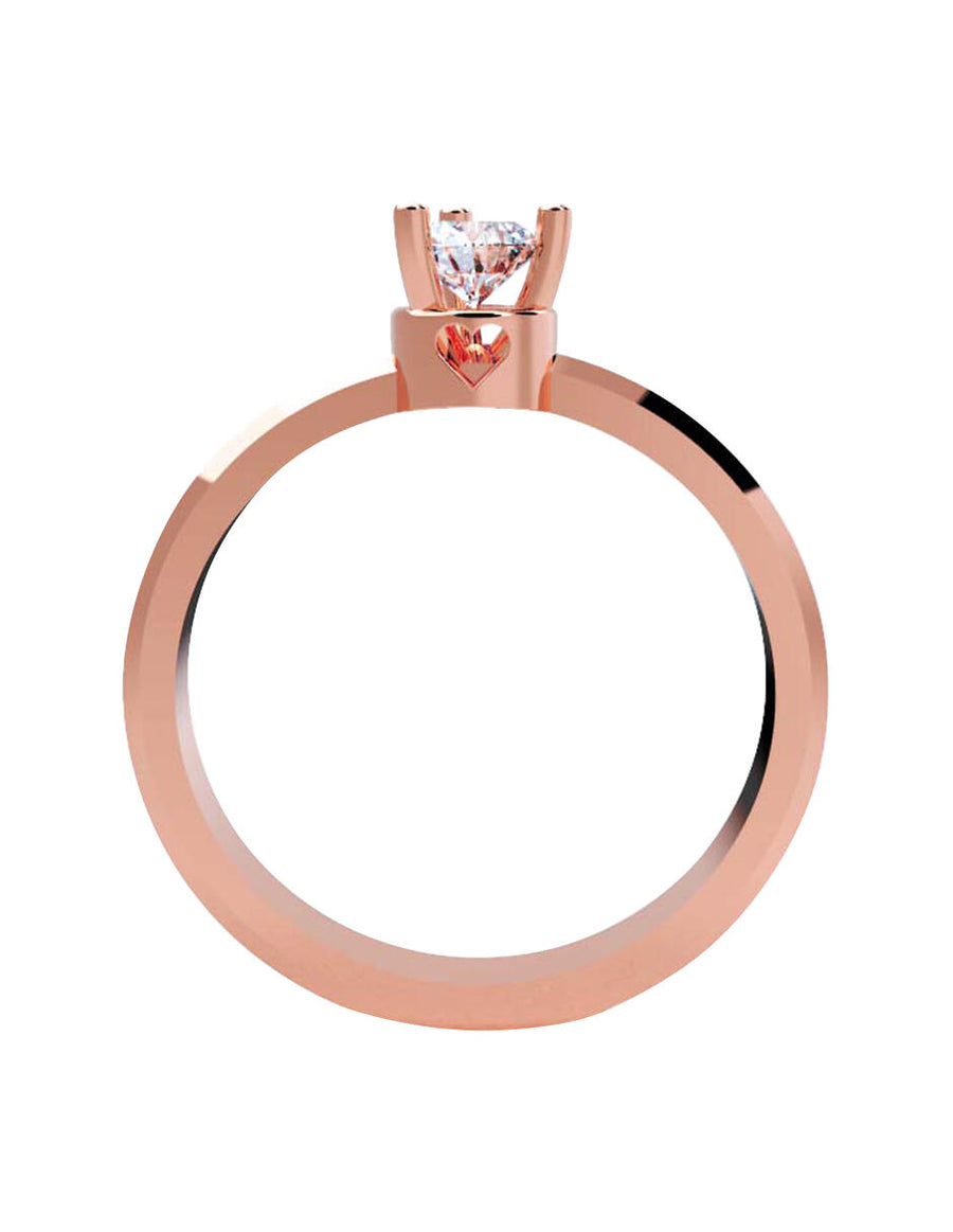 ANILLO DE ORO CON CIRCONIA