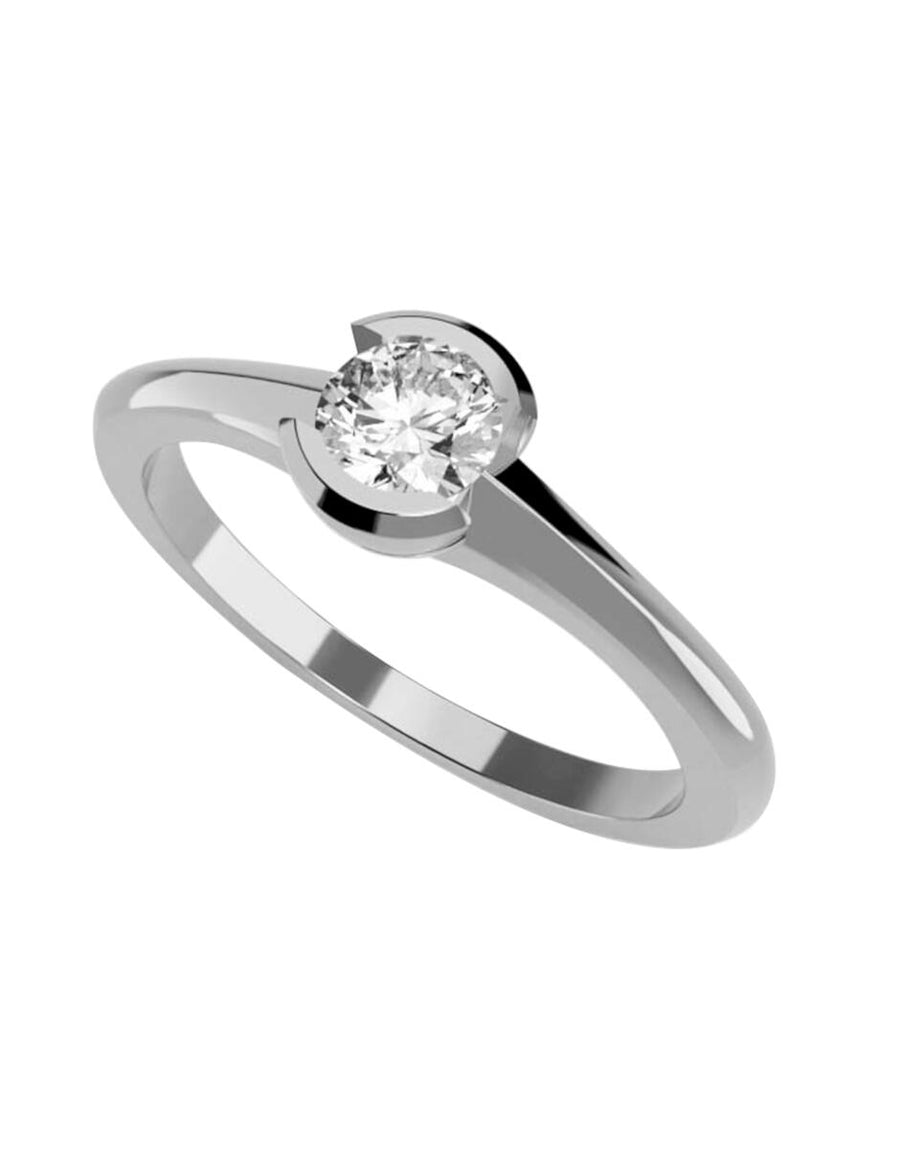 ANILLO DE ORO CON CIRCONIA