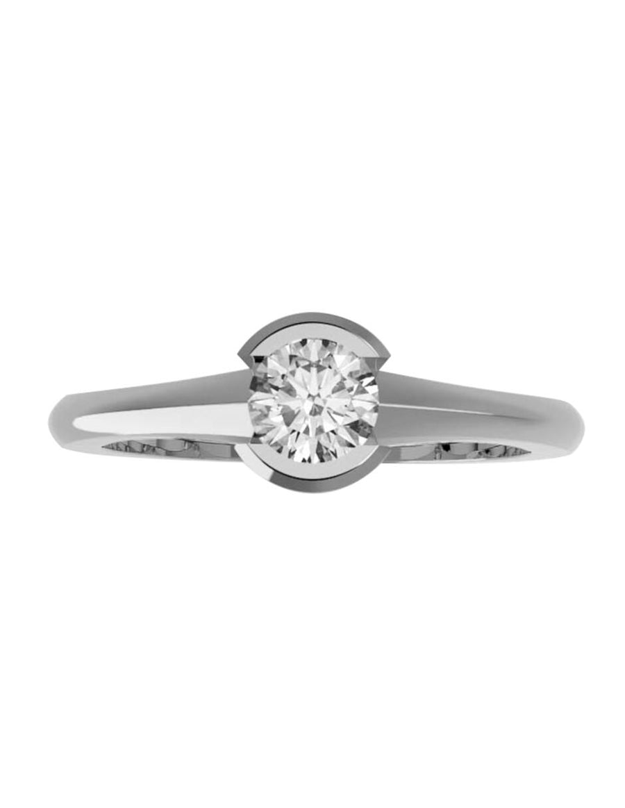 ANILLO DE ORO CON CIRCONIA
