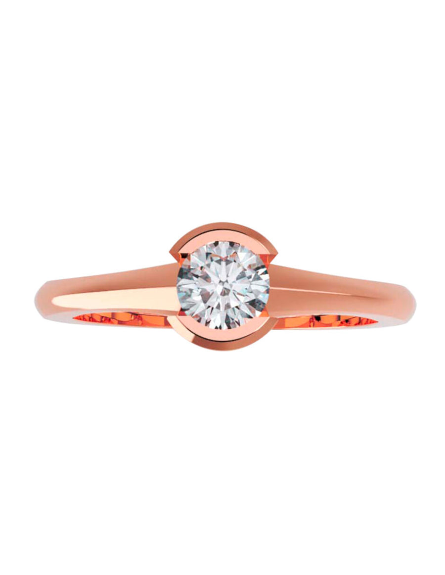 ANILLO DE ORO CON CIRCONIA
