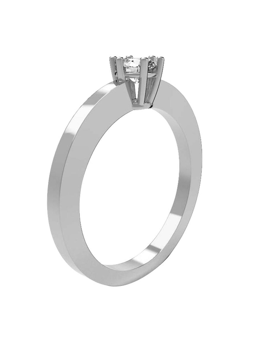 ANILLO DE ORO CON CIRCONIA