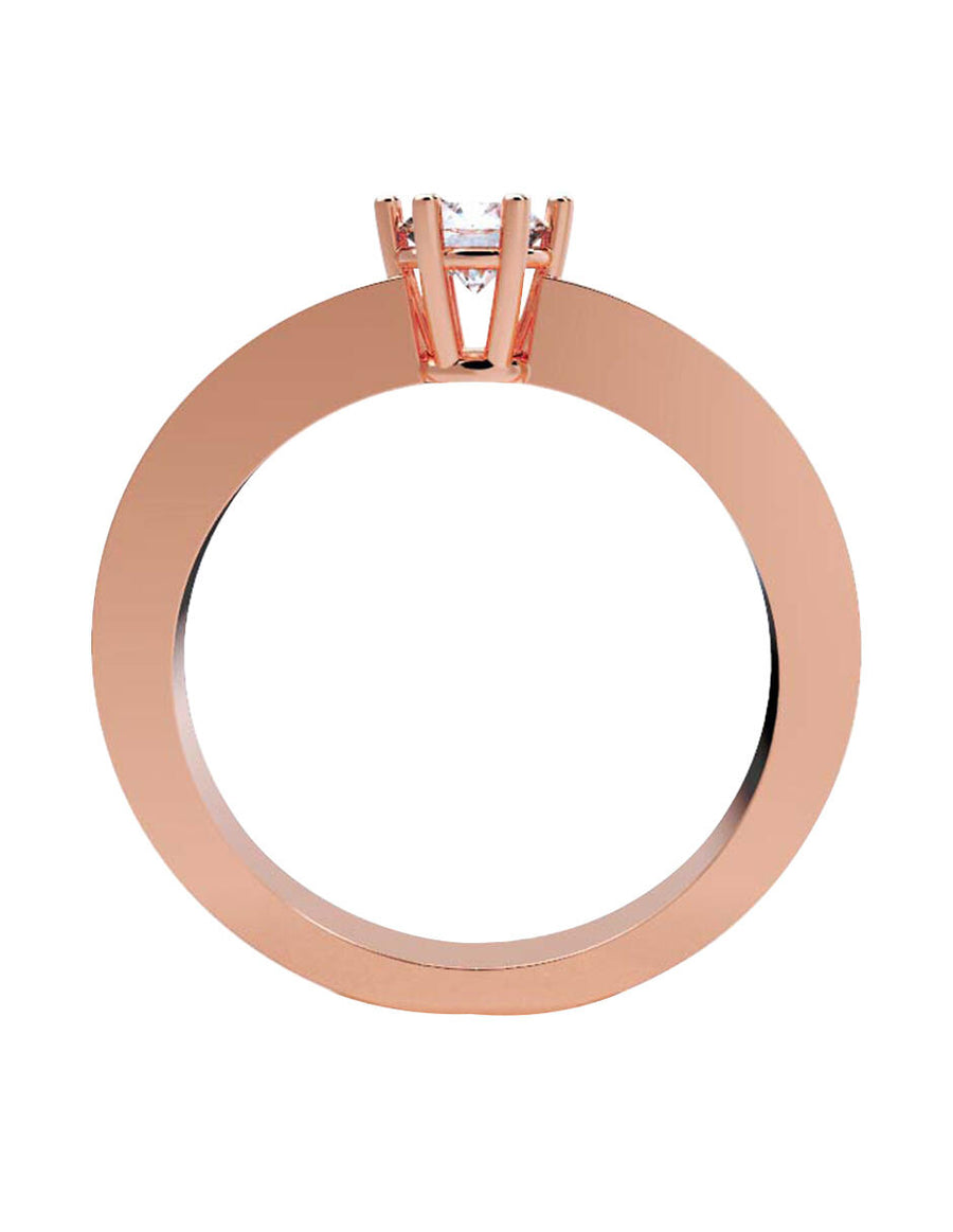 ANILLO DE ORO CON CIRCONIA
