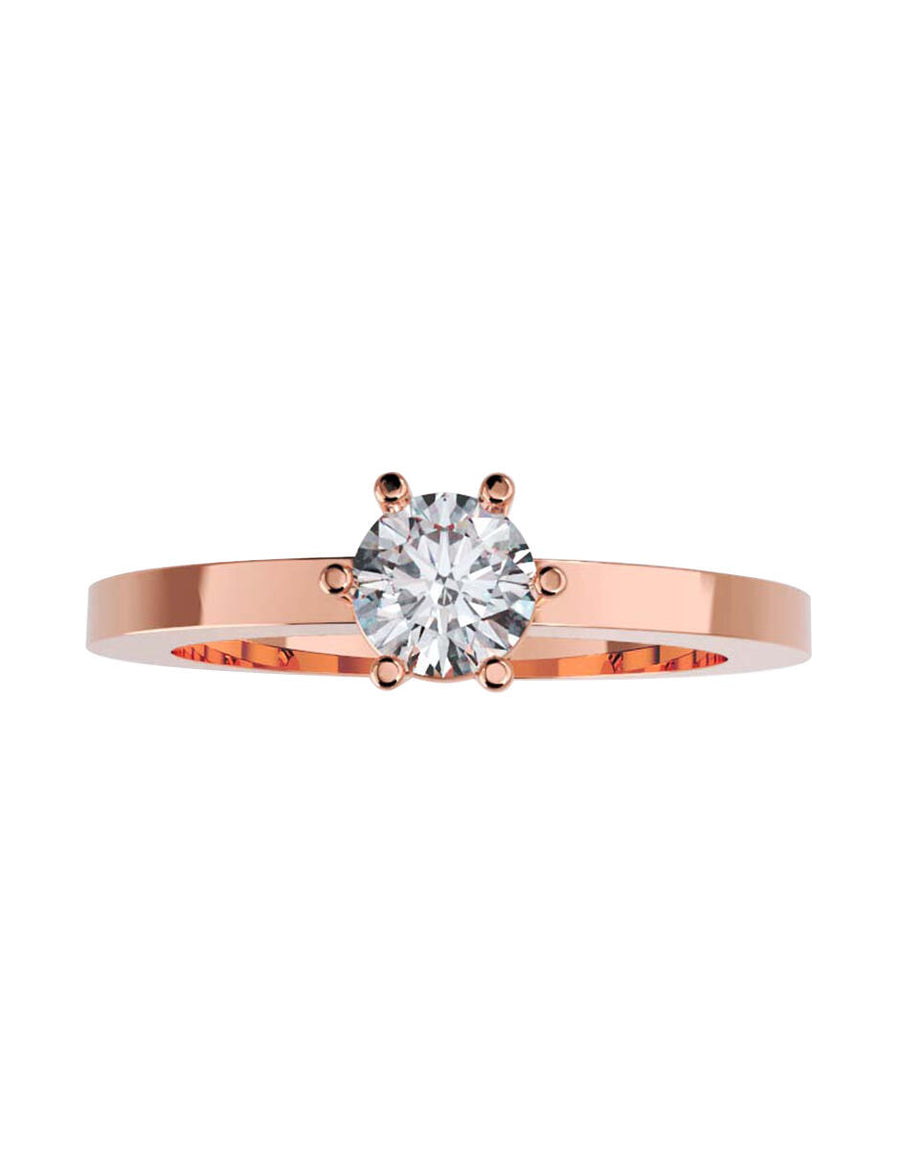 ANILLO DE ORO CON CIRCONIA