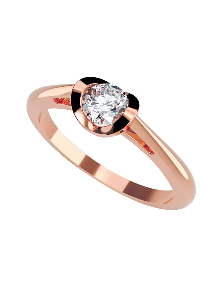 ANILLO DE ORO CON CIRCONIA