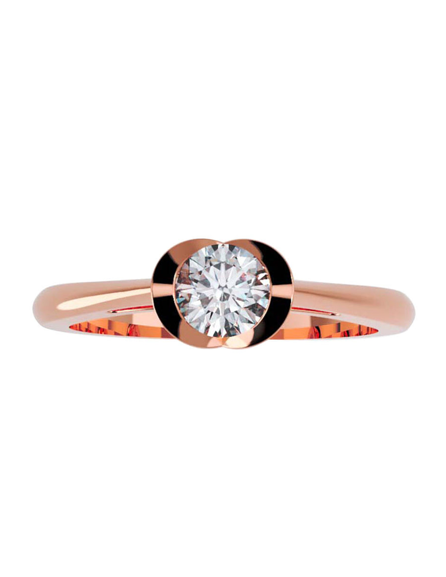 ANILLO DE ORO CON CIRCONIA