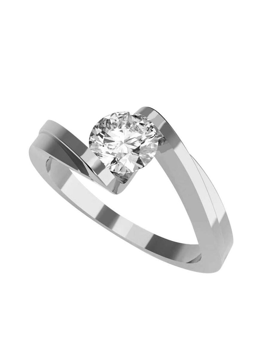 ANILLO DE ORO CON CIRCONIA