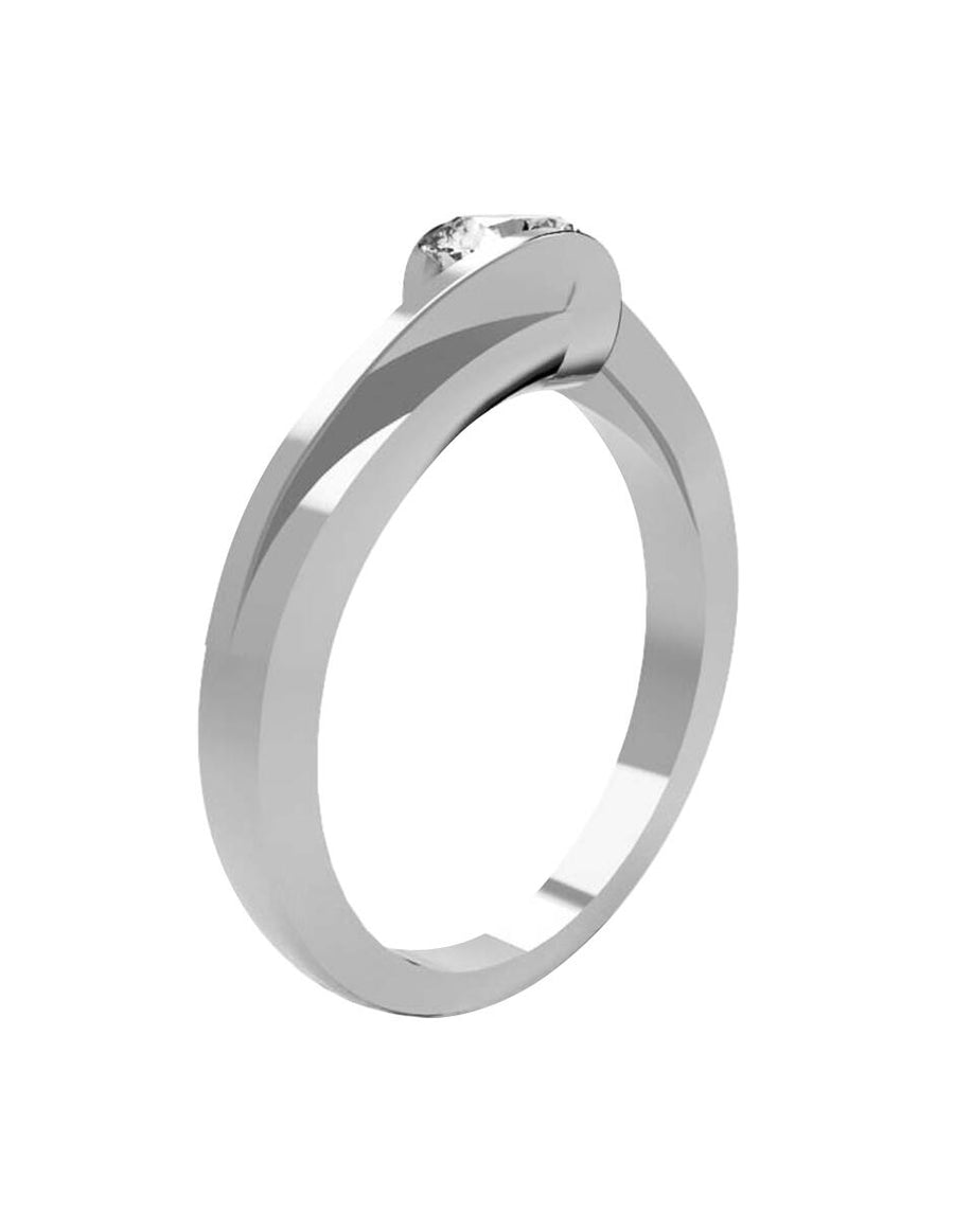 ANILLO DE ORO CON CIRCONIA