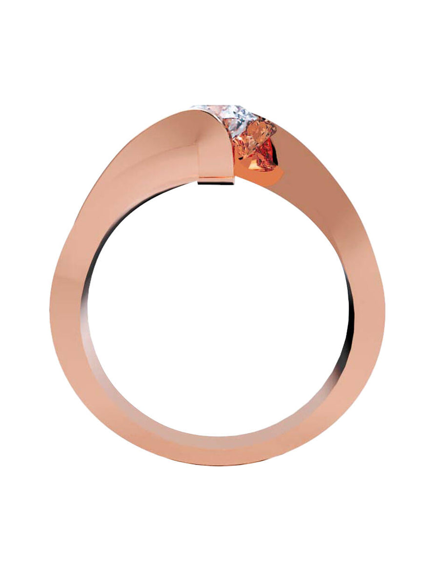 ANILLO DE ORO CON CIRCONIA