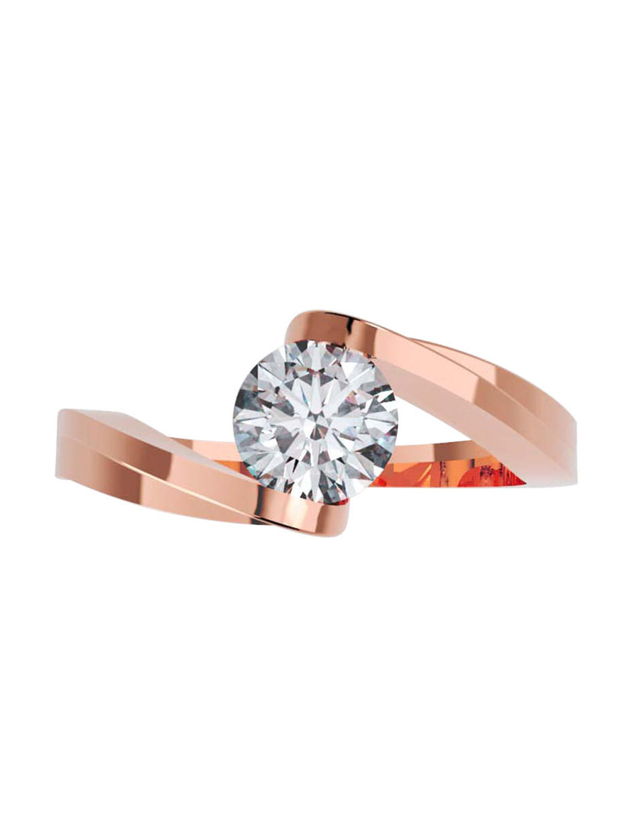 ANILLO DE ORO CON CIRCONIA