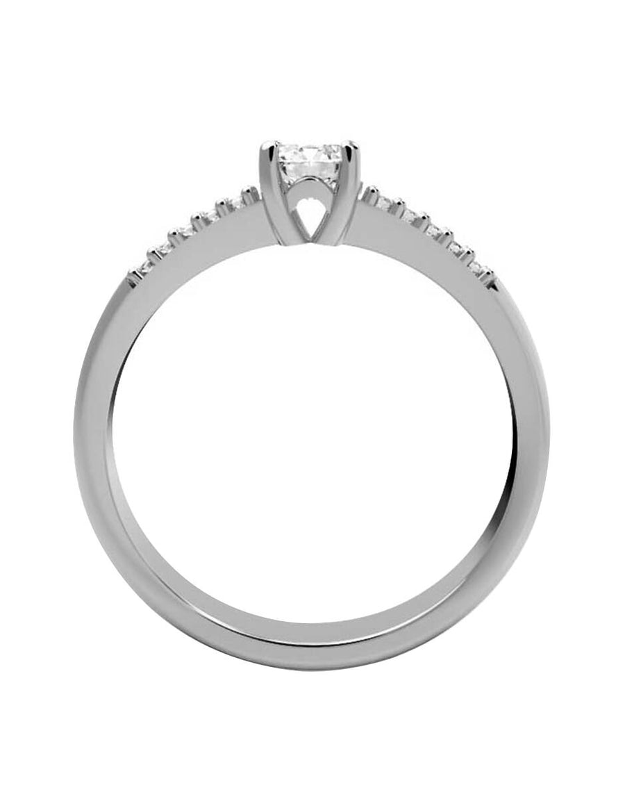 ANILLO DE ORO CON CIRCONIA
