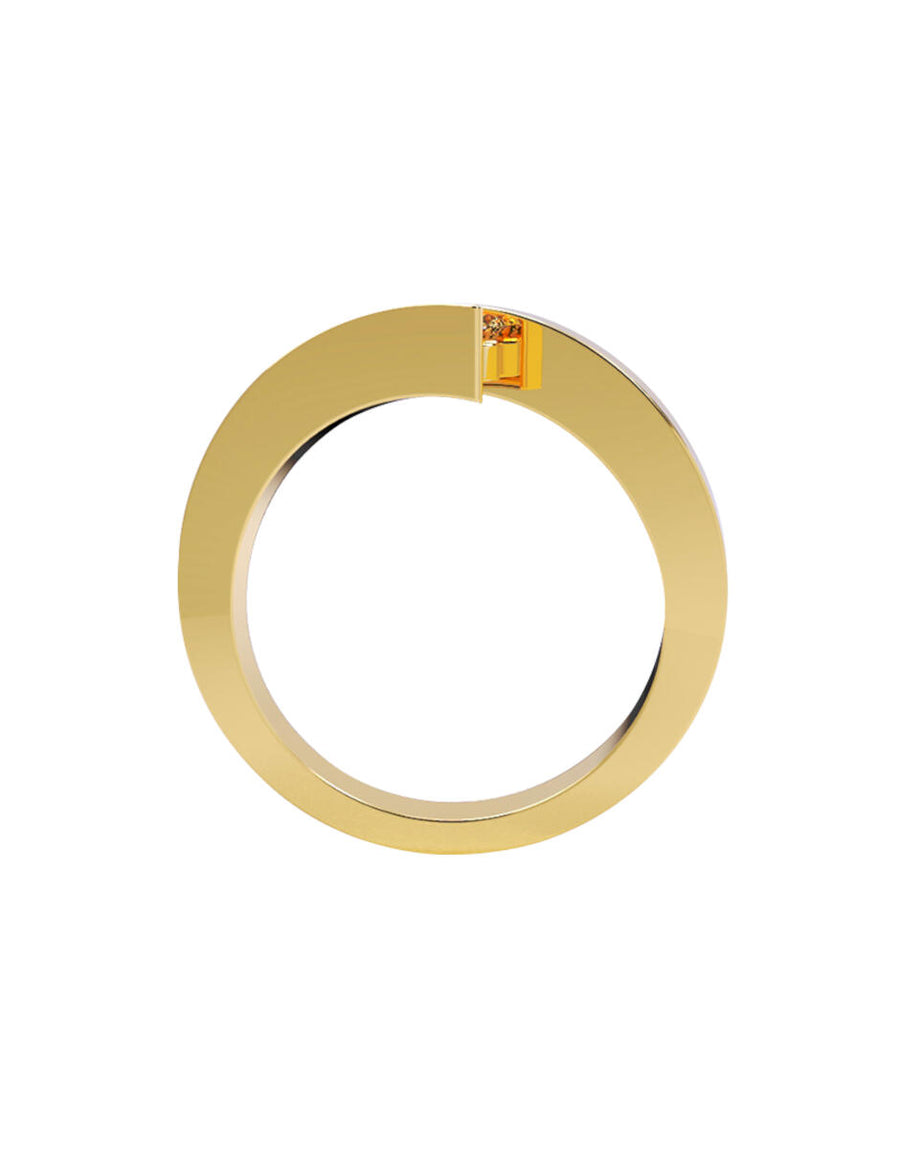 ANILLO DE ORO CON CIRCONIA
