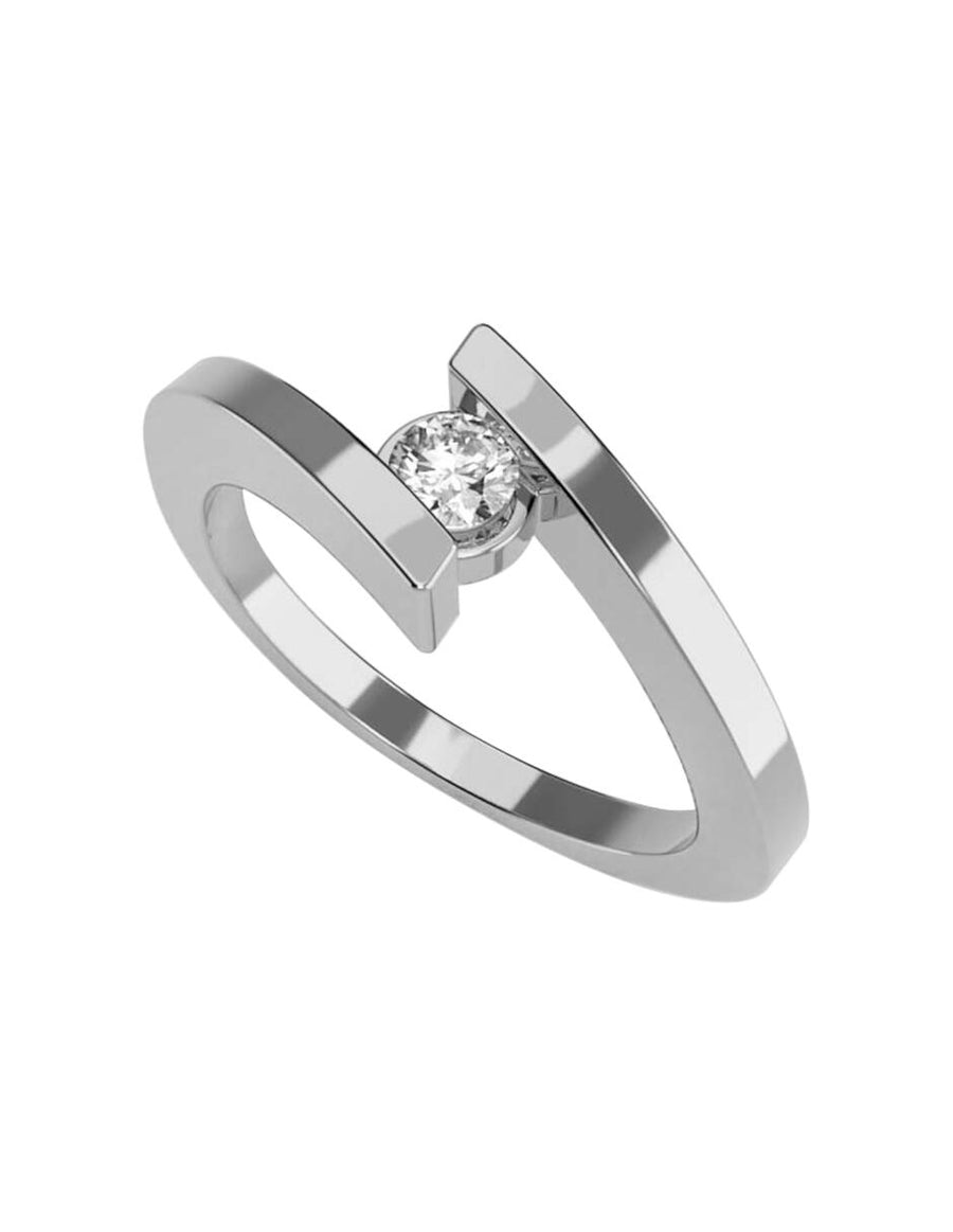 ANILLO DE ORO CON CIRCONIA