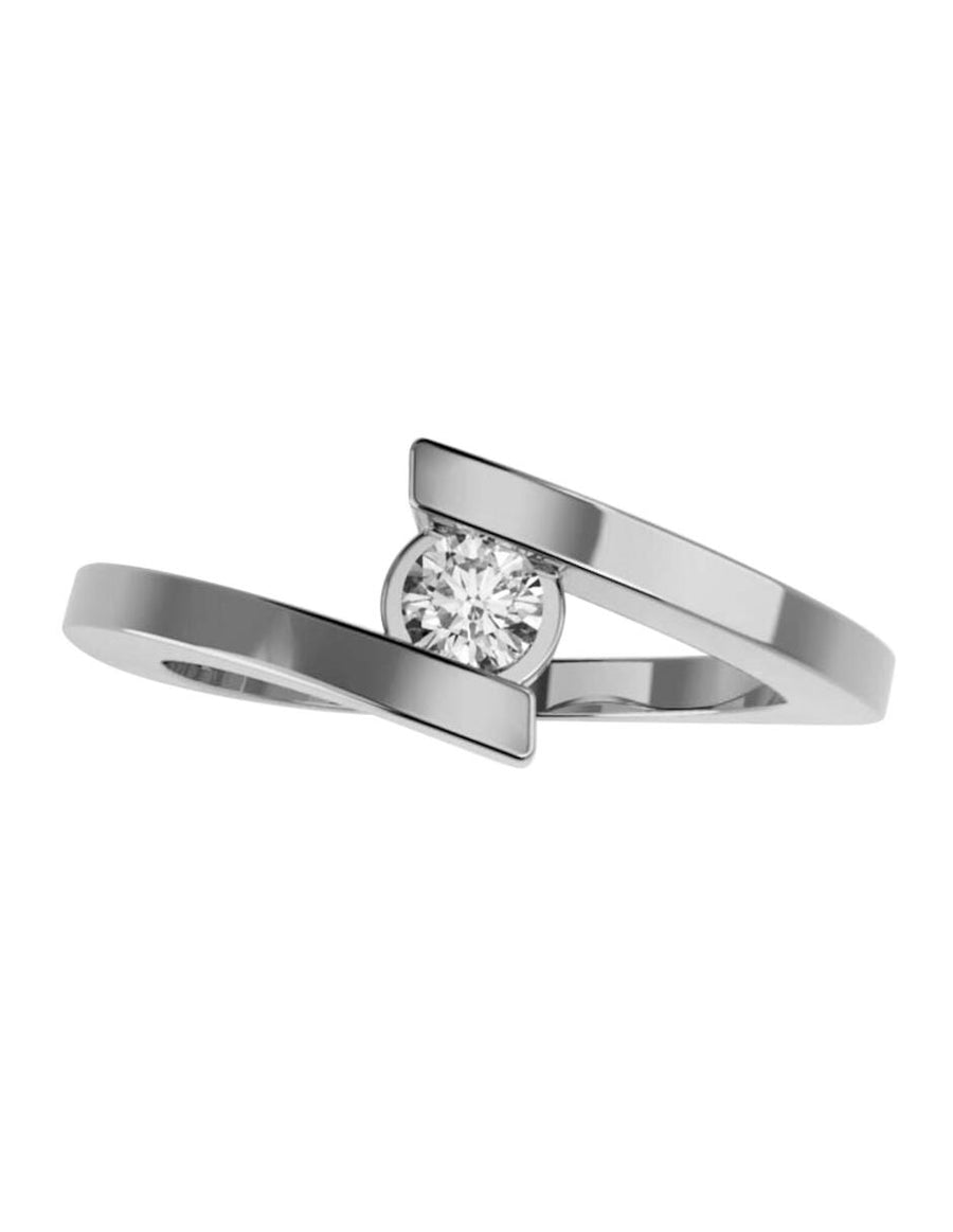 ANILLO DE ORO CON CIRCONIA