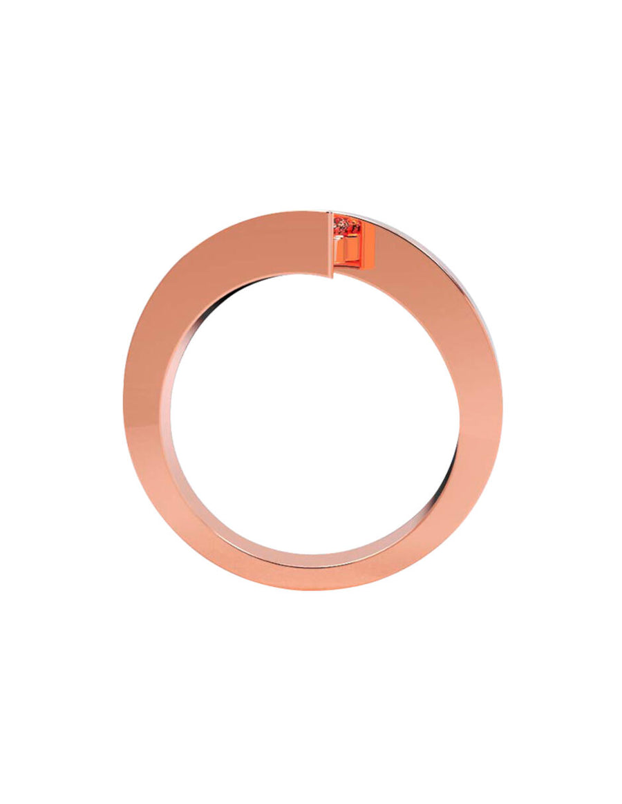 ANILLO DE ORO CON CIRCONIA