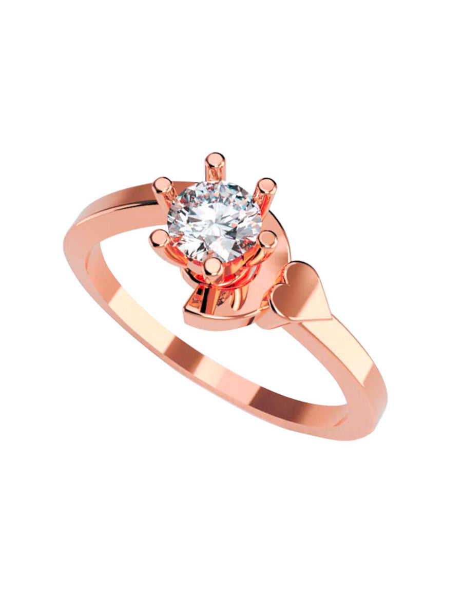 ANILLO DE ORO CON CIRCONIA