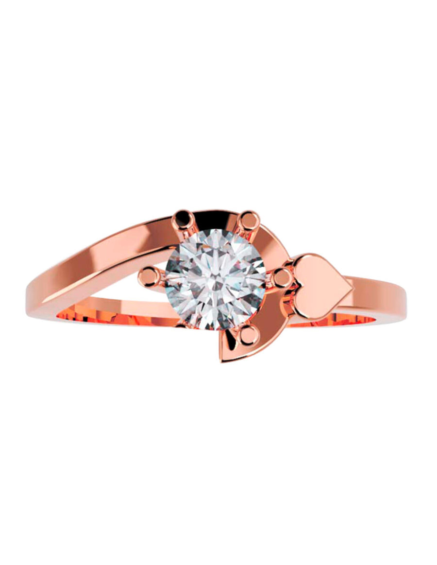 ANILLO DE ORO CON CIRCONIA