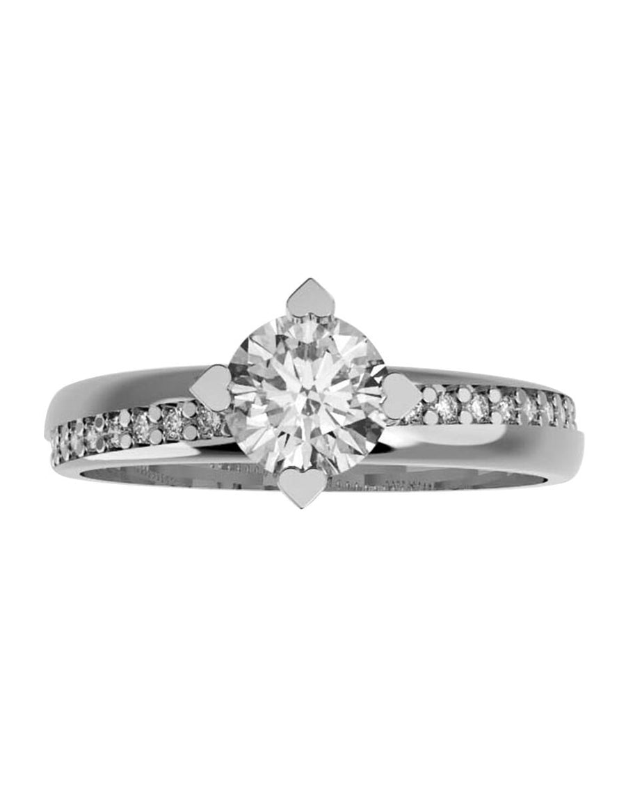 ANILLO DE ORO CON CIRCONIA
