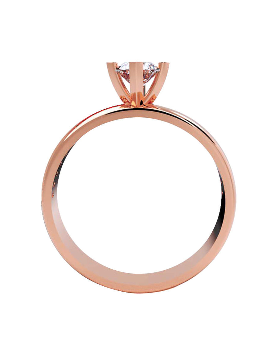 ANILLO DE ORO CON CIRCONIA