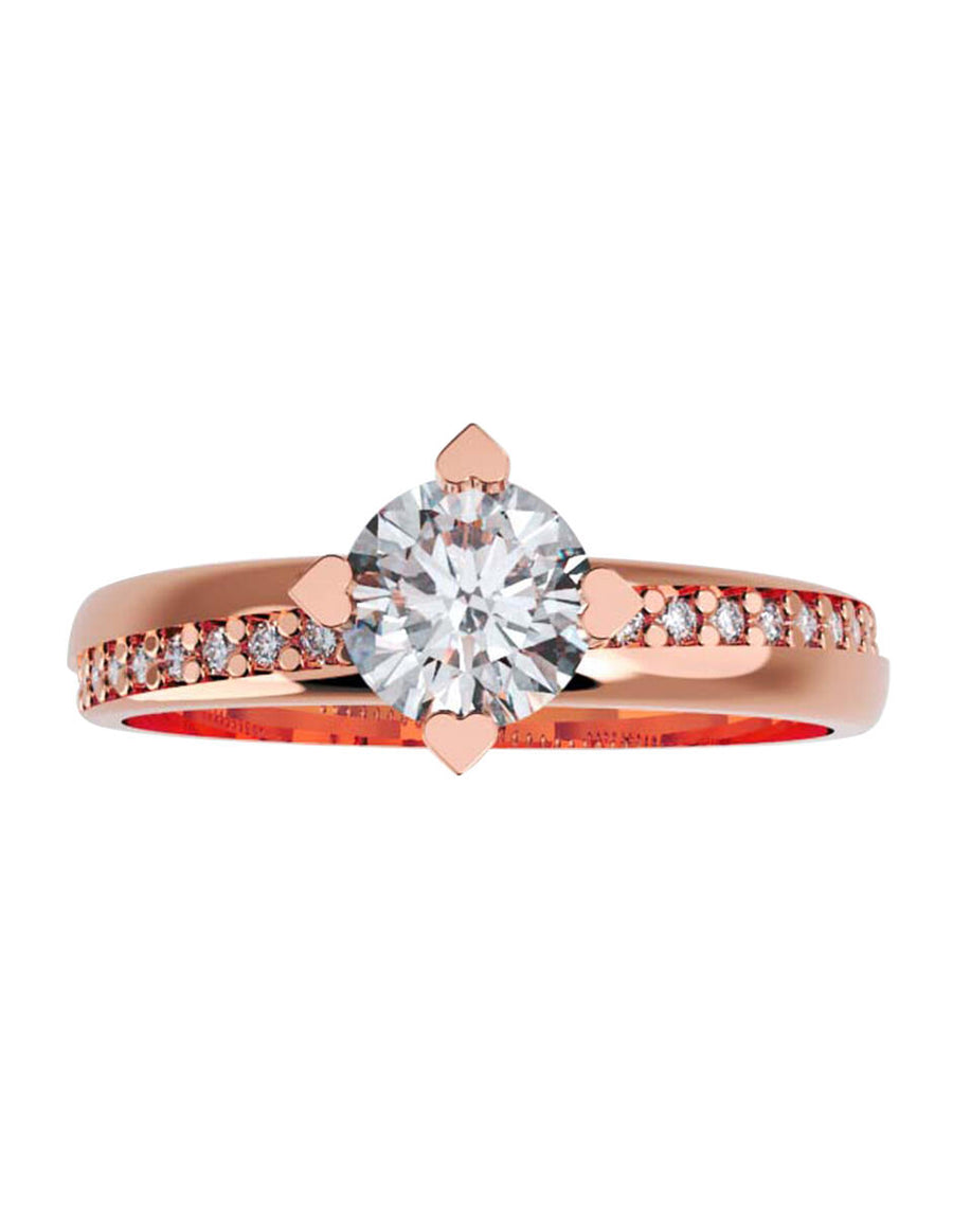 ANILLO DE ORO CON CIRCONIA