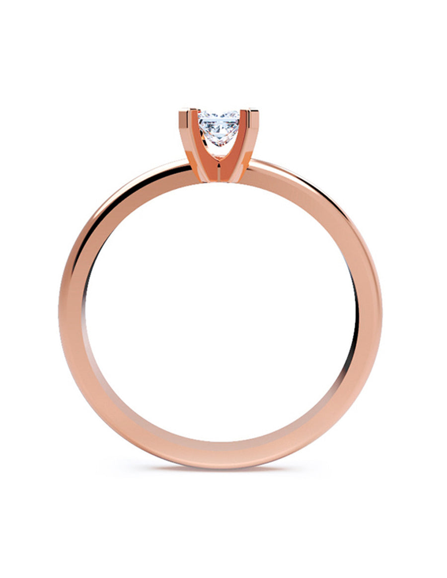 ANILLO DE ORO CON CIRCONIA