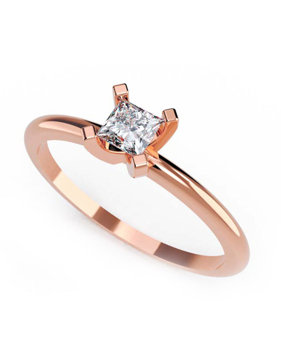 ANILLO DE ORO CON CIRCONIA