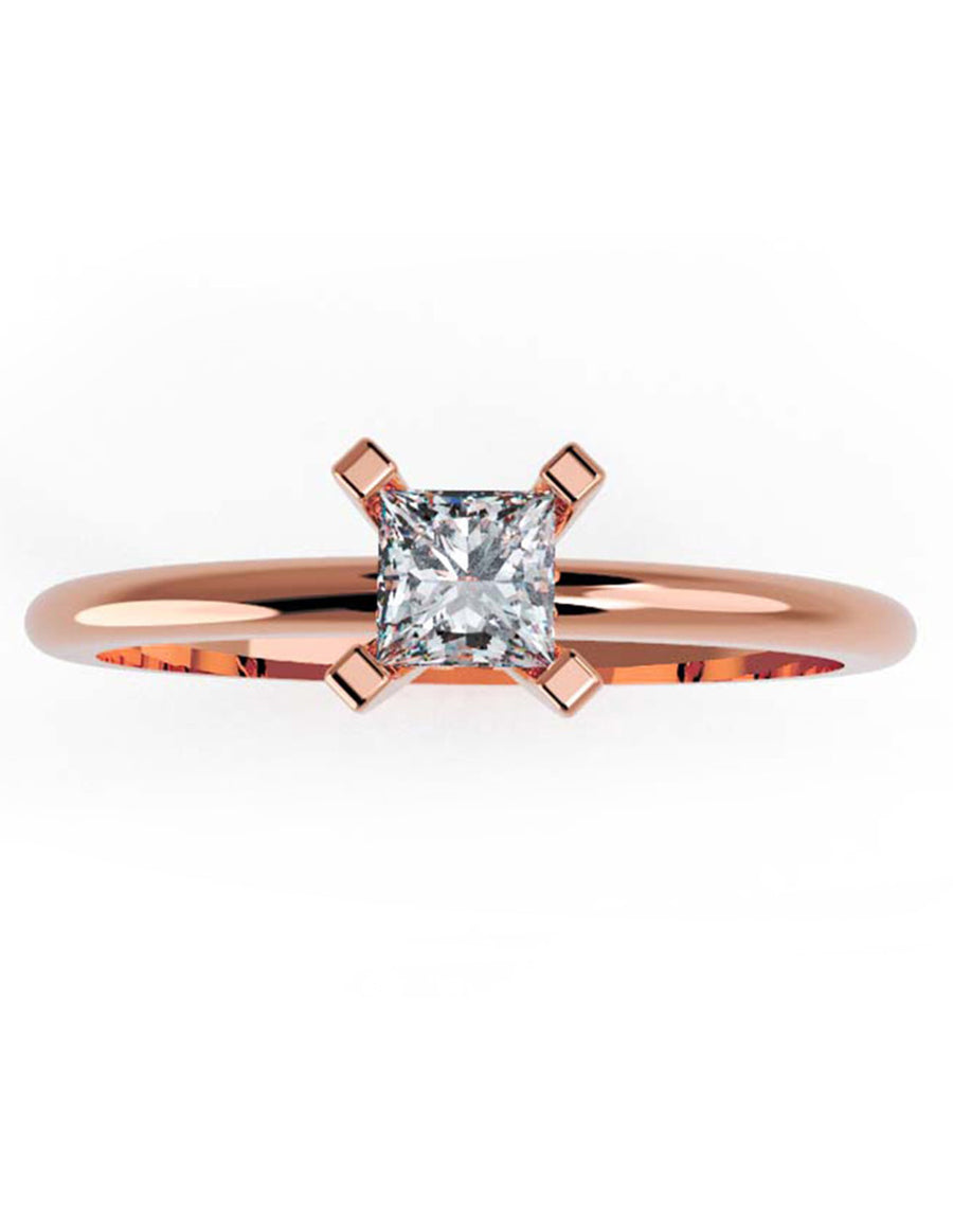 ANILLO DE ORO CON CIRCONIA