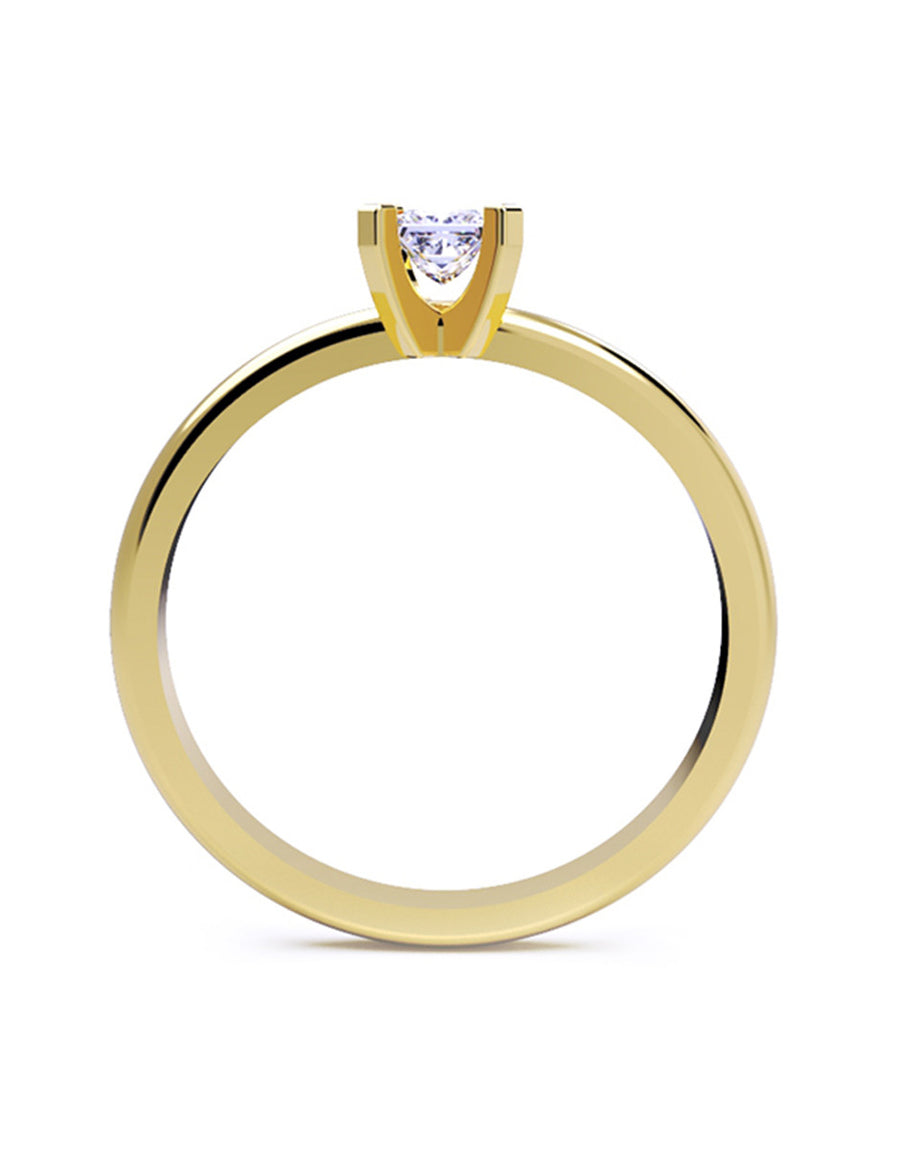 ANILLO DE ORO CON CIRCONIA