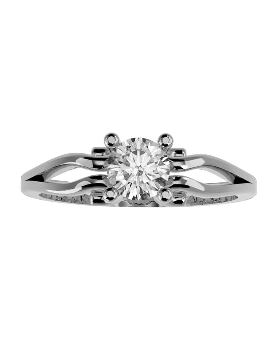 ANILLO DE ORO CON CIRCONIA