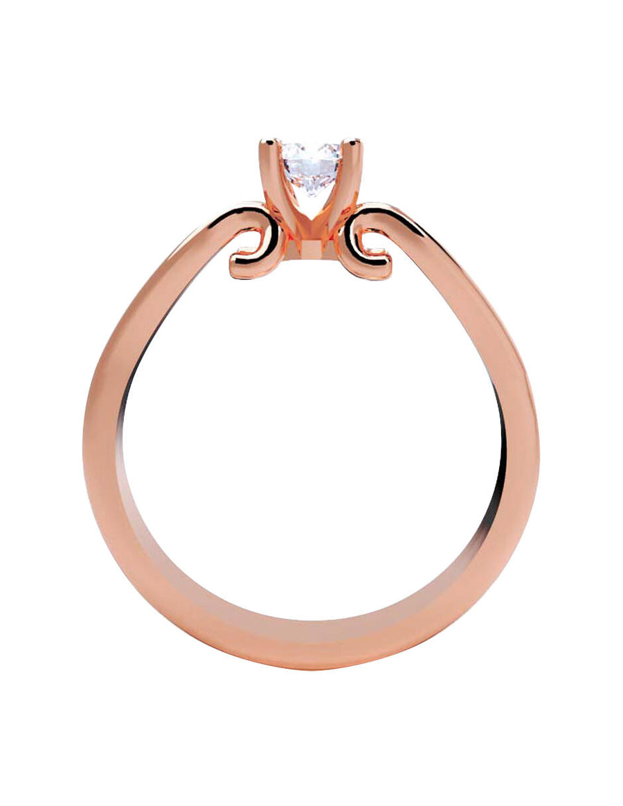 ANILLO DE ORO CON CIRCONIA