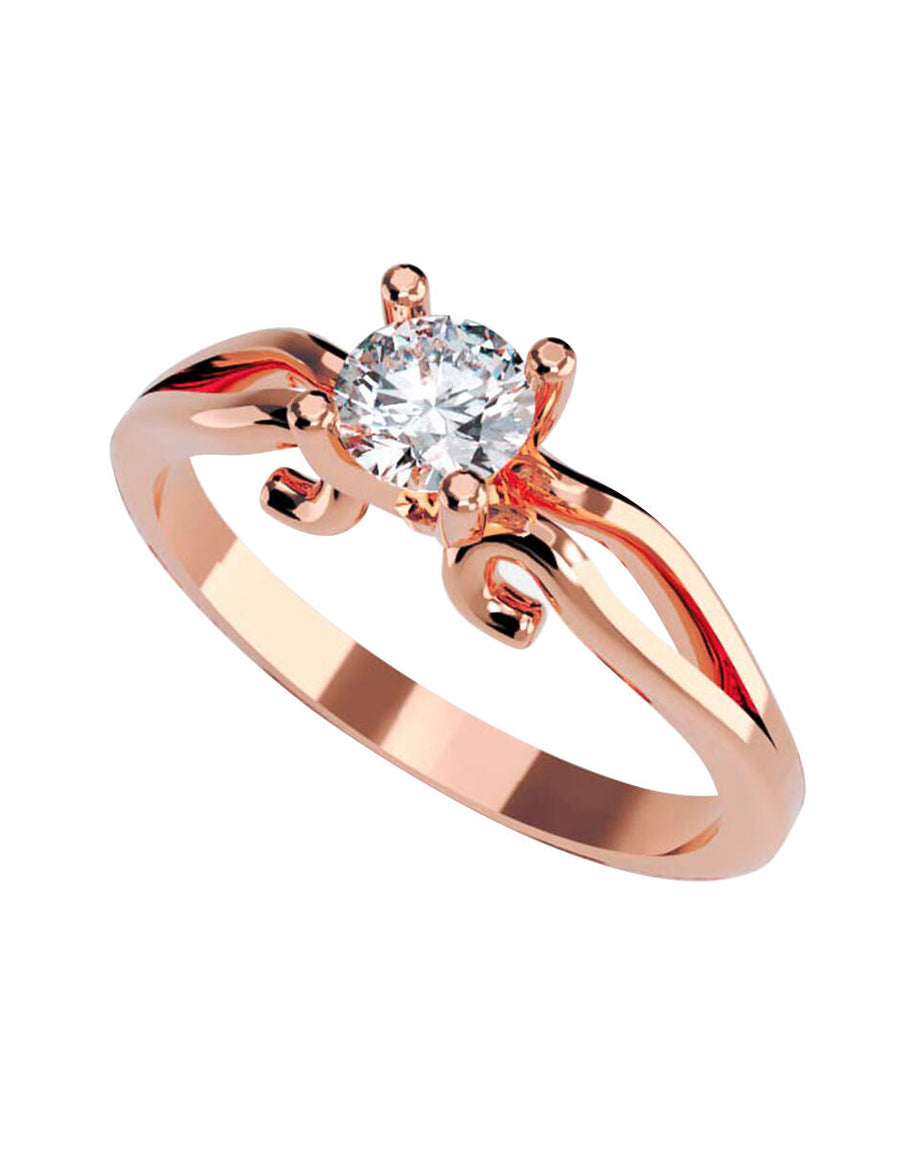 ANILLO DE ORO CON CIRCONIA