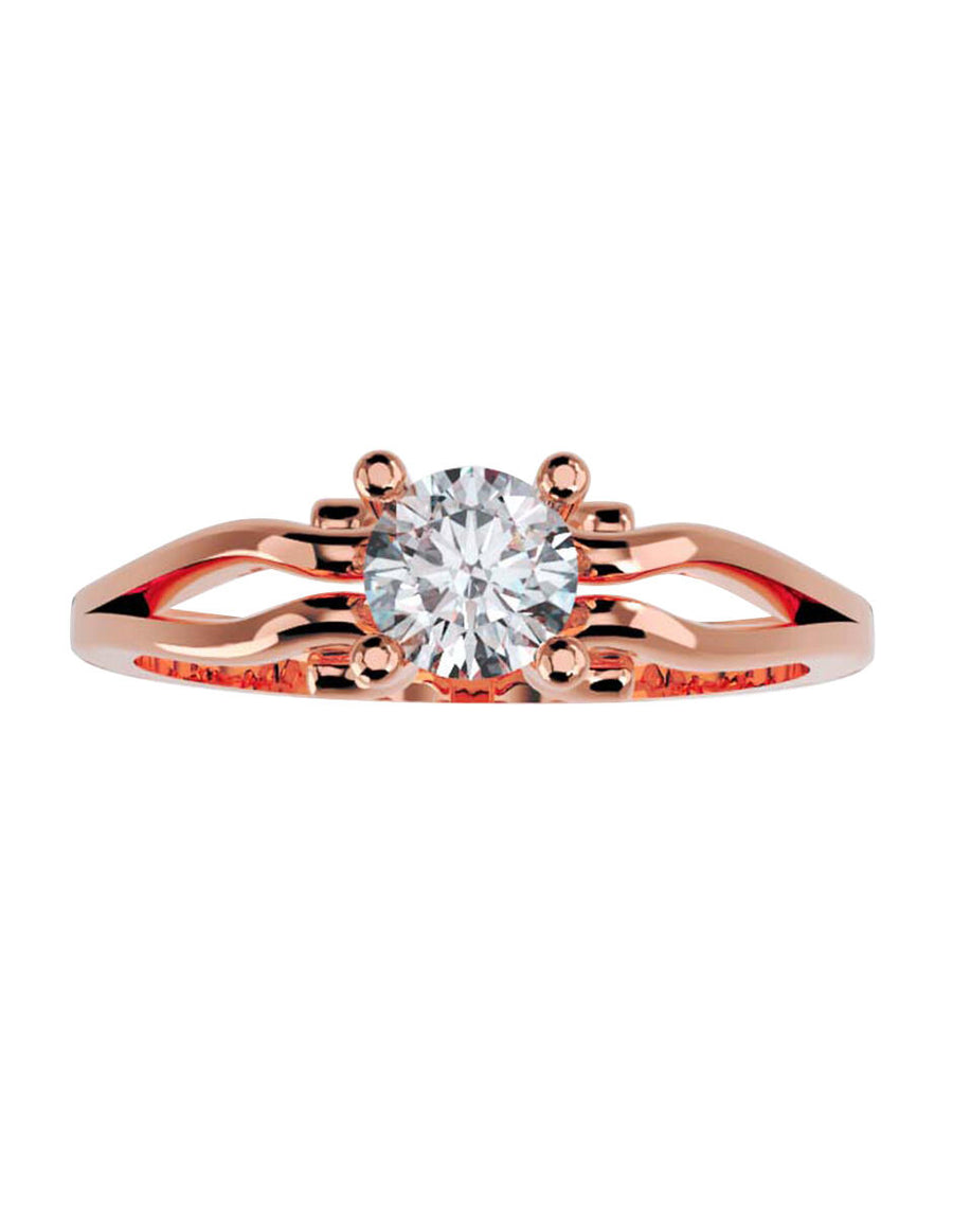 ANILLO DE ORO CON CIRCONIA