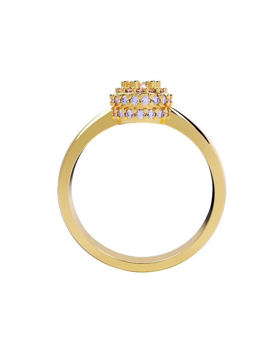 ANILLO DE ORO CON CIRCONIA