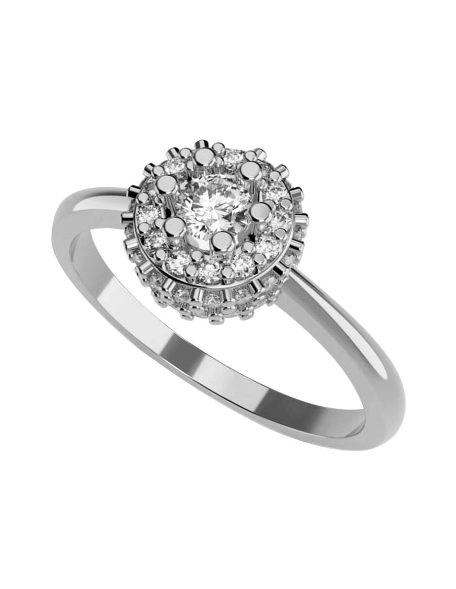 ANILLO DE ORO CON CIRCONIA