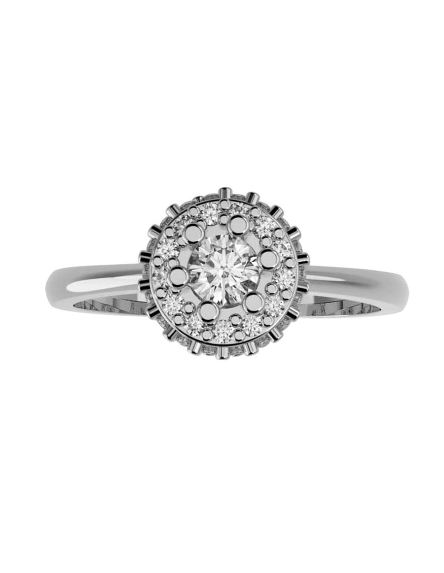 ANILLO DE ORO CON CIRCONIA