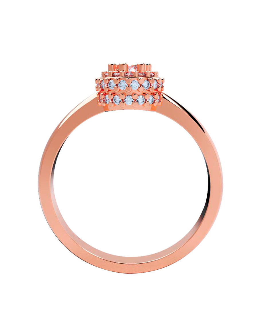 ANILLO DE ORO CON CIRCONIA
