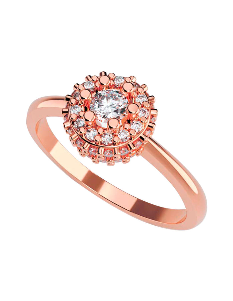 ANILLO DE ORO CON CIRCONIA