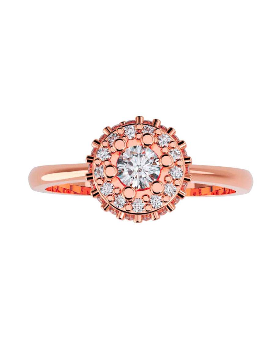 ANILLO DE ORO CON CIRCONIA