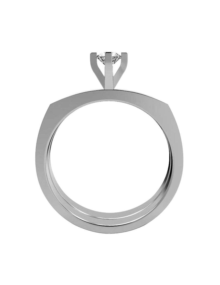 ANILLO DE ORO CON CIRCONIA