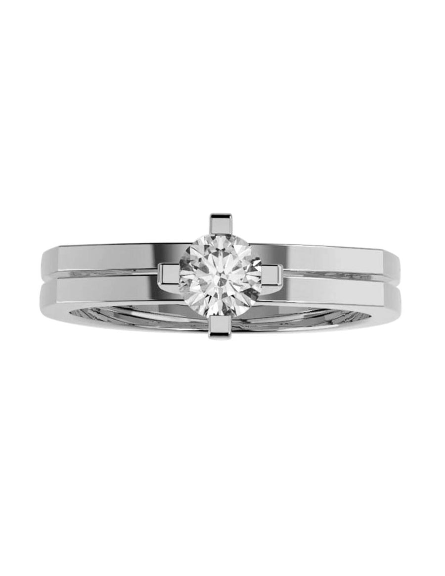 ANILLO DE ORO CON CIRCONIA