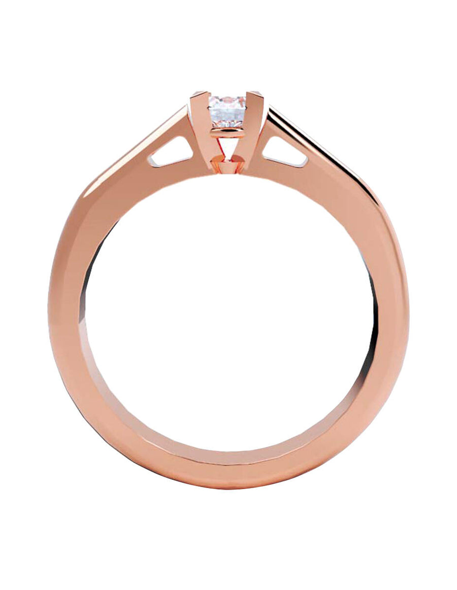 ANILLO DE ORO CON CIRCONIA