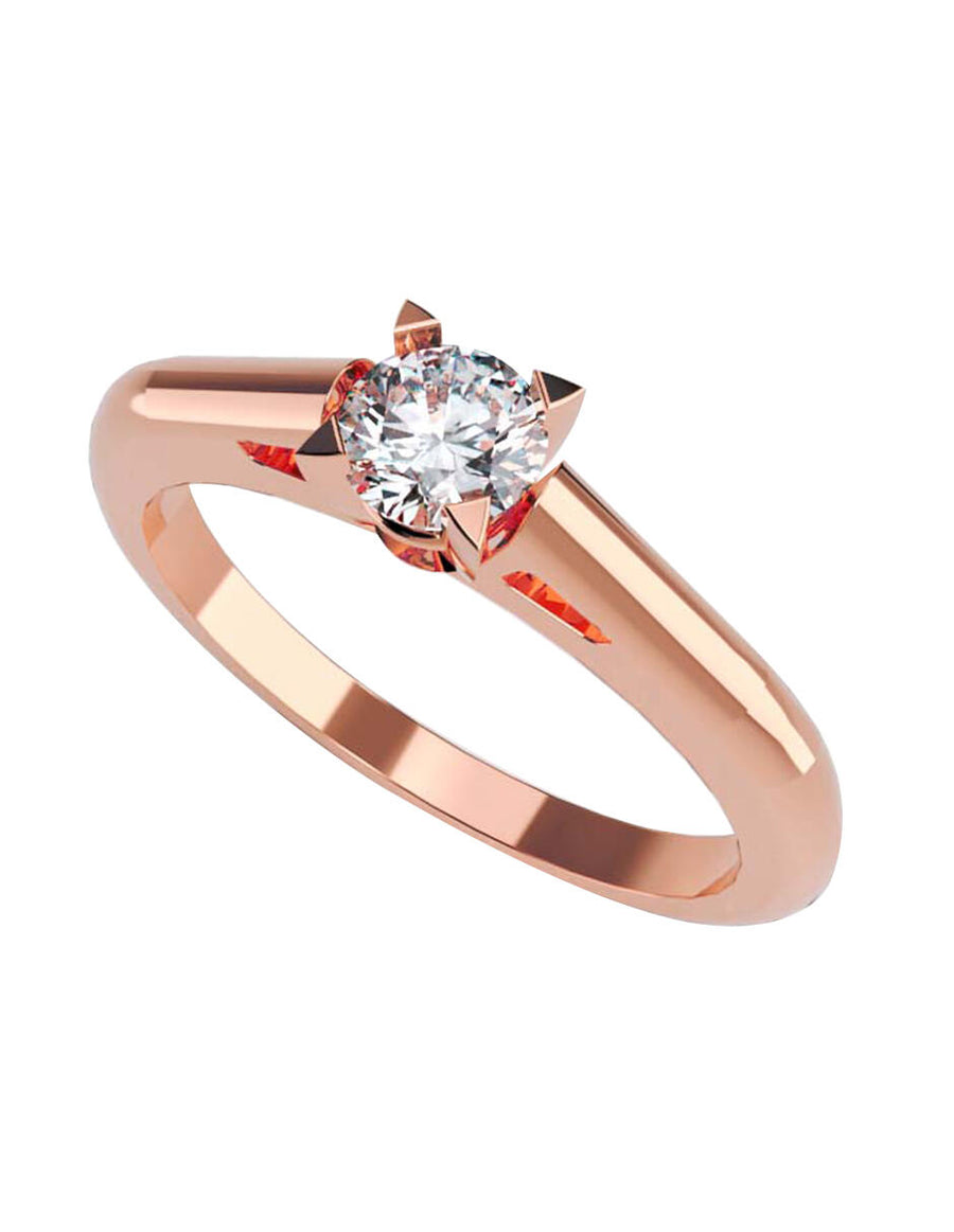 ANILLO DE ORO CON CIRCONIA