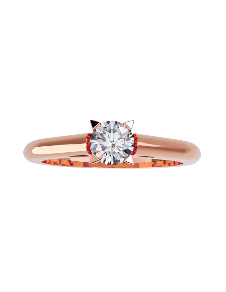 ANILLO DE ORO CON CIRCONIA