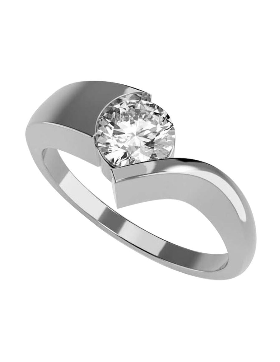 ANILLO DE ORO CON CIRCONIA